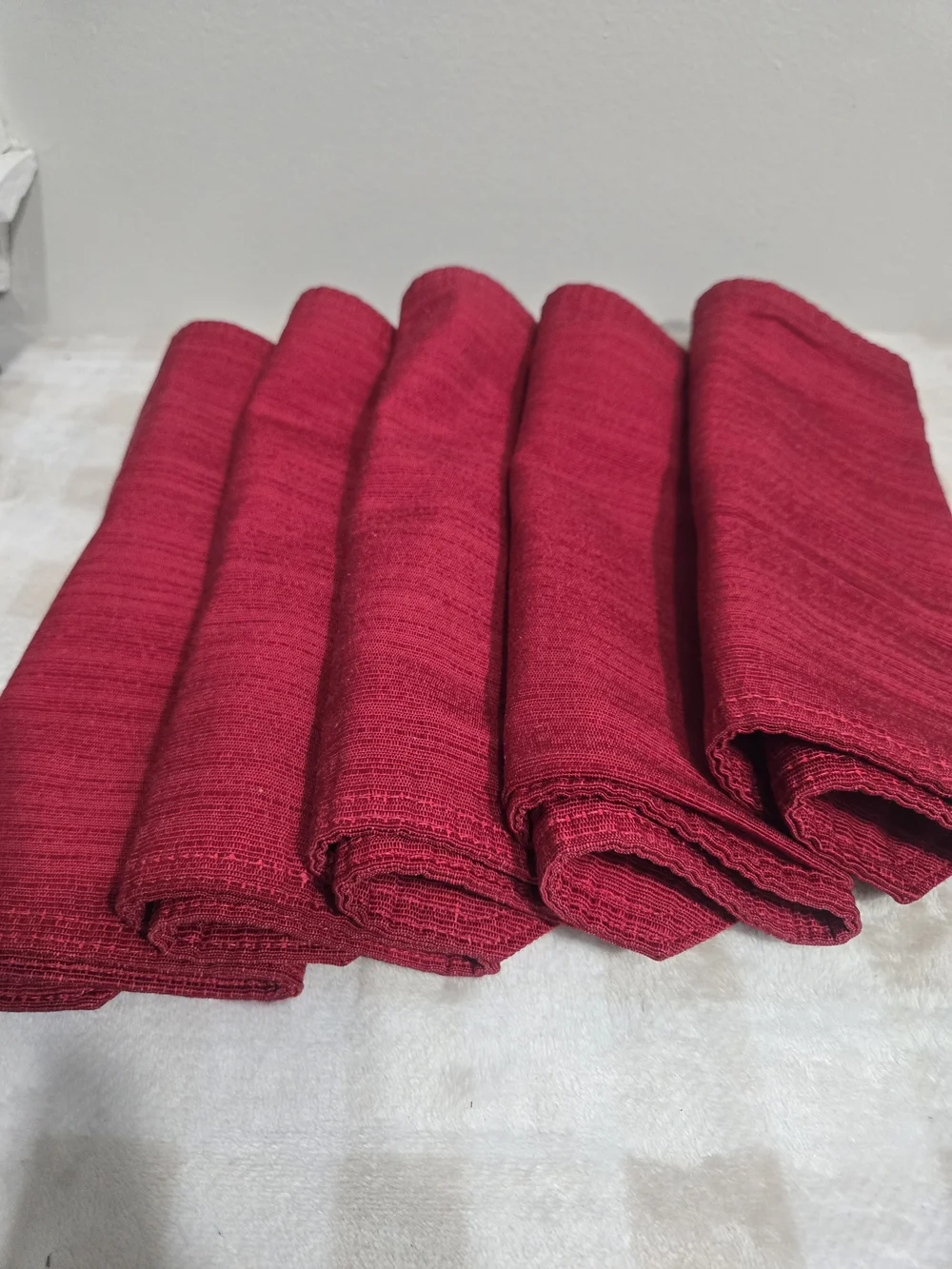 Green and Red Decorative Table Napkin Set - Home Accents Christmas
